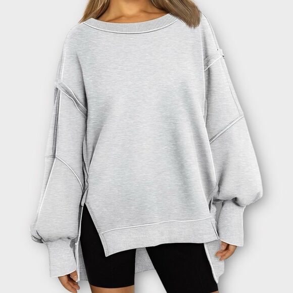 trendy queen Tops - Trendy Queen Women’s Oversized Sweatshirts Hoodies Crewneck Size M